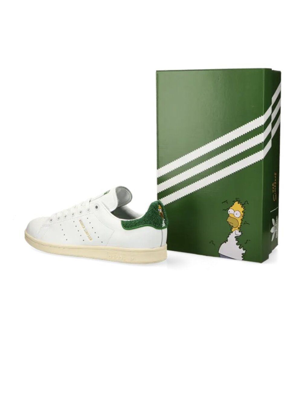 SIZE 7.5 Adidas Stan Smith / The Simpsons Homer Simpson .Like-New with box